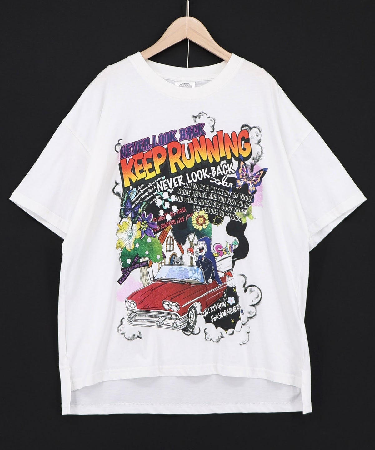 ダークメルヘン柄Tシャツ-11