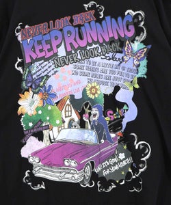 ダークメルヘン柄Tシャツ-16