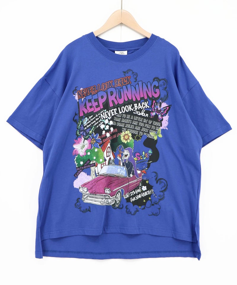 ダークメルヘン柄Tシャツ-17