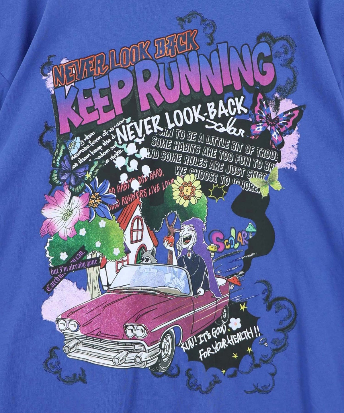 ダークメルヘン柄Tシャツ-19