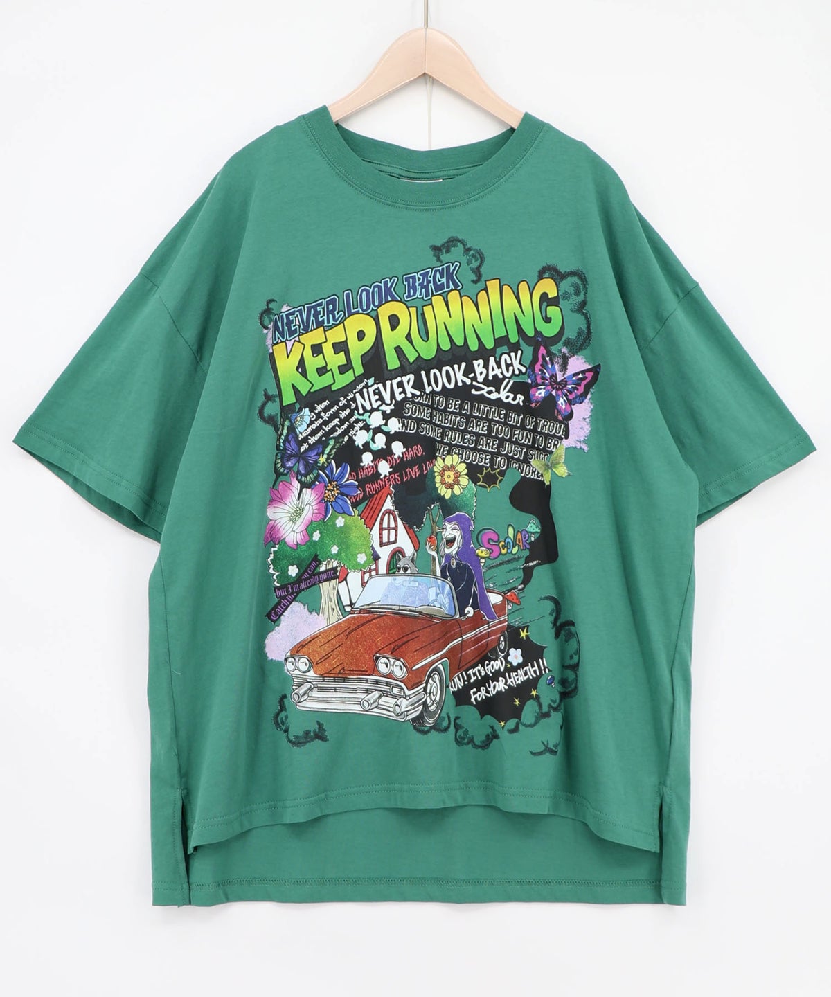 ダークメルヘン柄Tシャツ-20