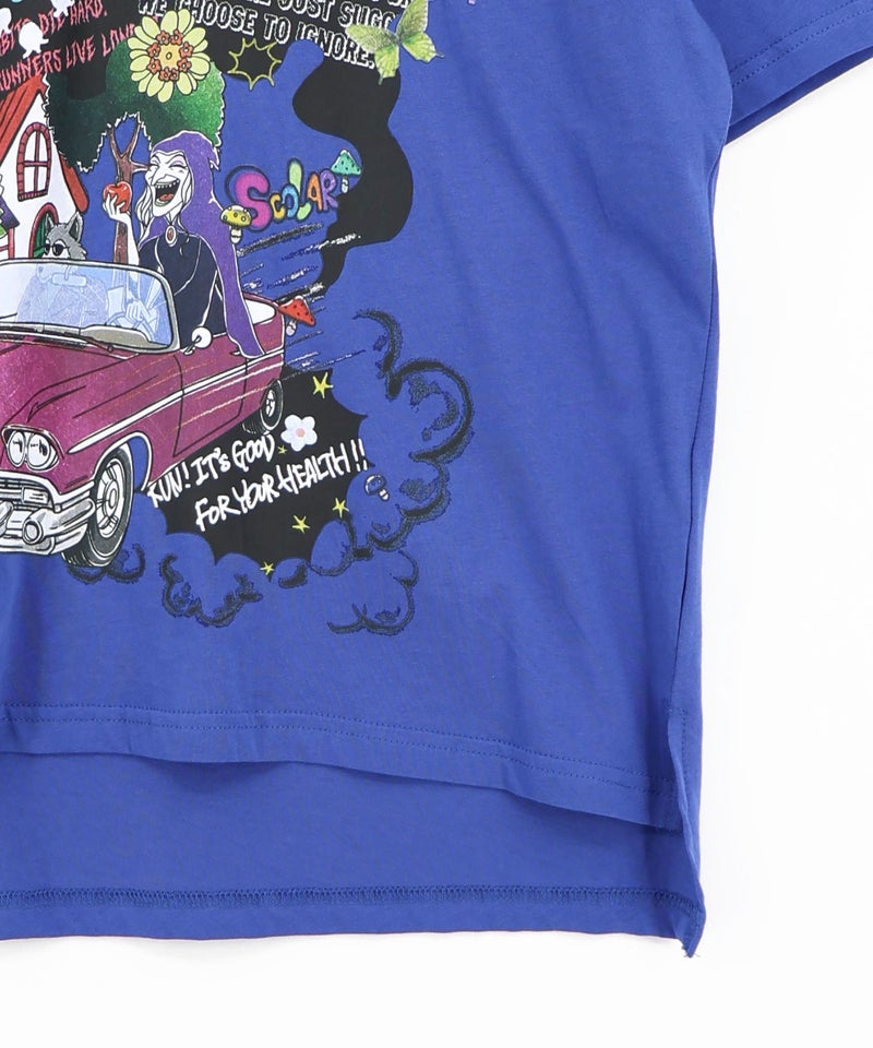 ダークメルヘン柄Tシャツ-25