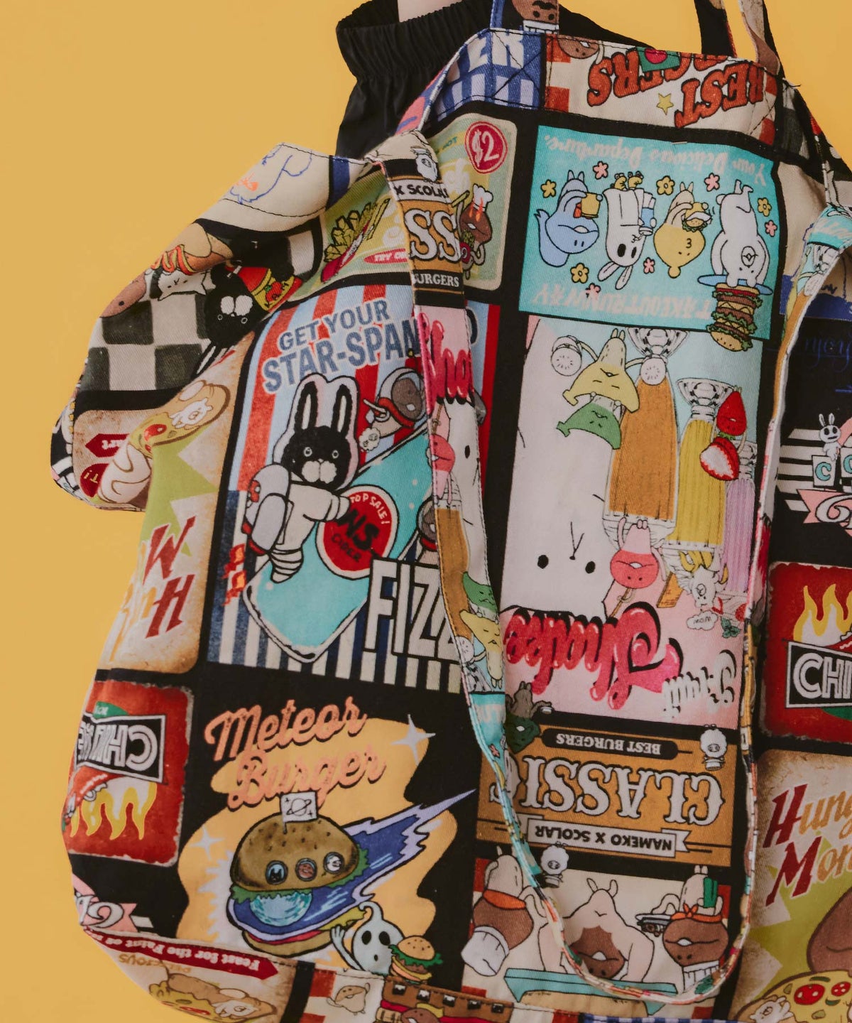 なめこ×ScoLar クラシックダイナー 2wayバッグ-3