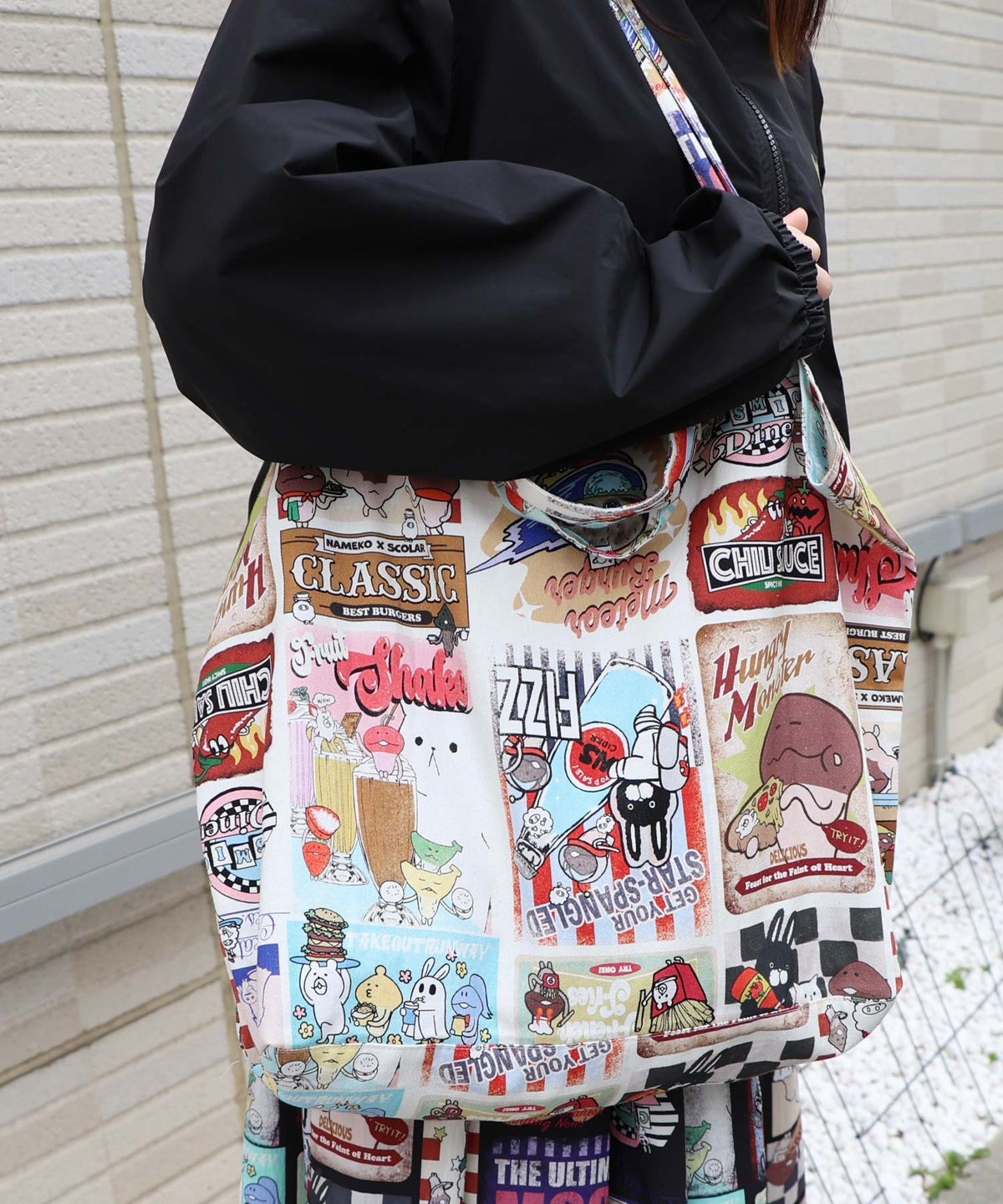 なめこ×ScoLar クラシックダイナー 2wayバッグ-4