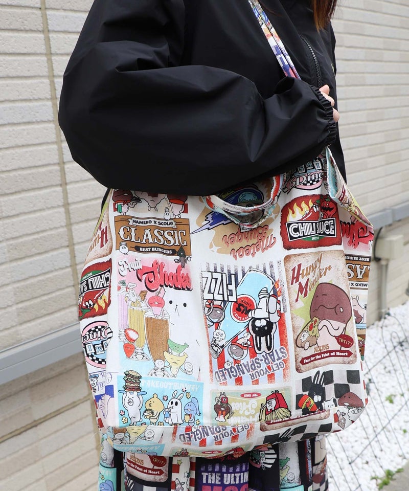 なめこ×ScoLar クラシックダイナー 2wayバッグ-4