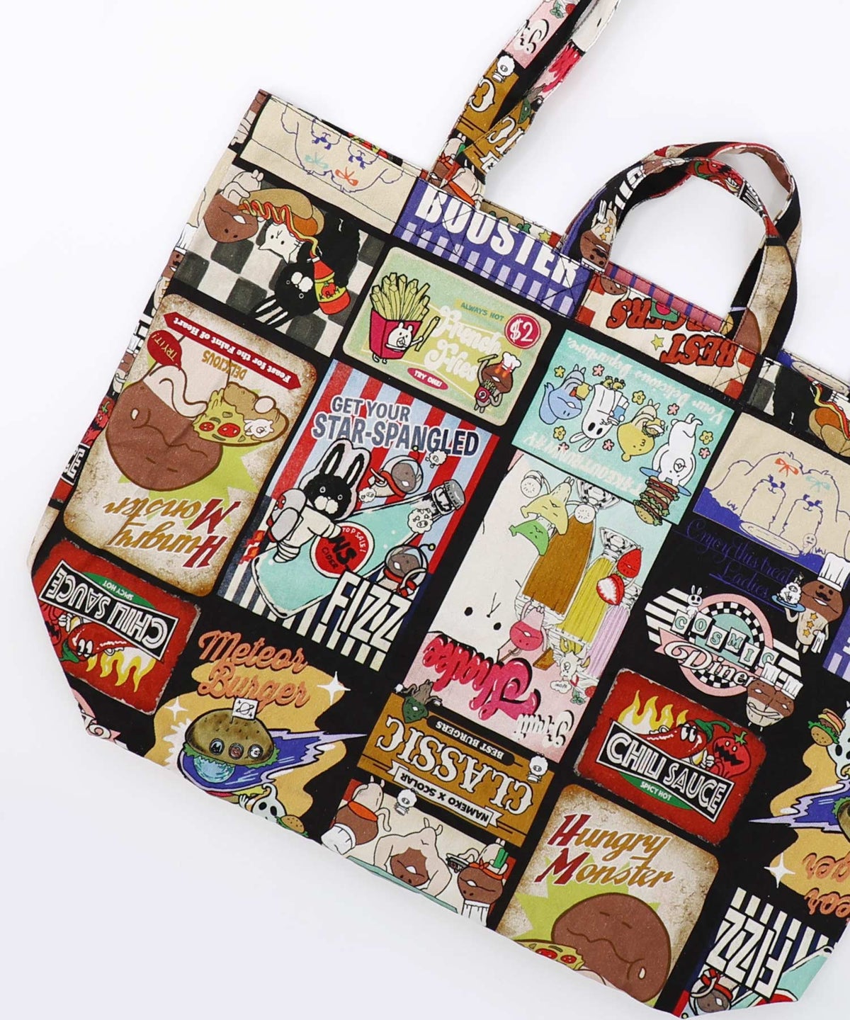 なめこ×ScoLar クラシックダイナー 2wayバッグ-15