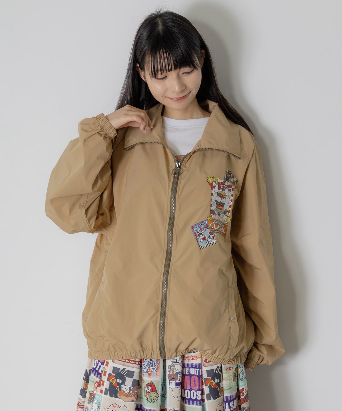 なめこ×ScoLar クラシックダイナー パッカブルブルゾン-9