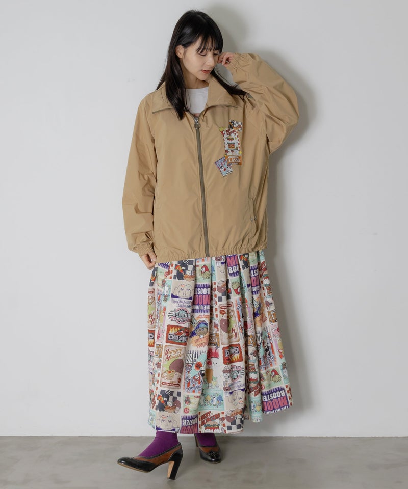 なめこ×ScoLar クラシックダイナー パッカブルブルゾン-11