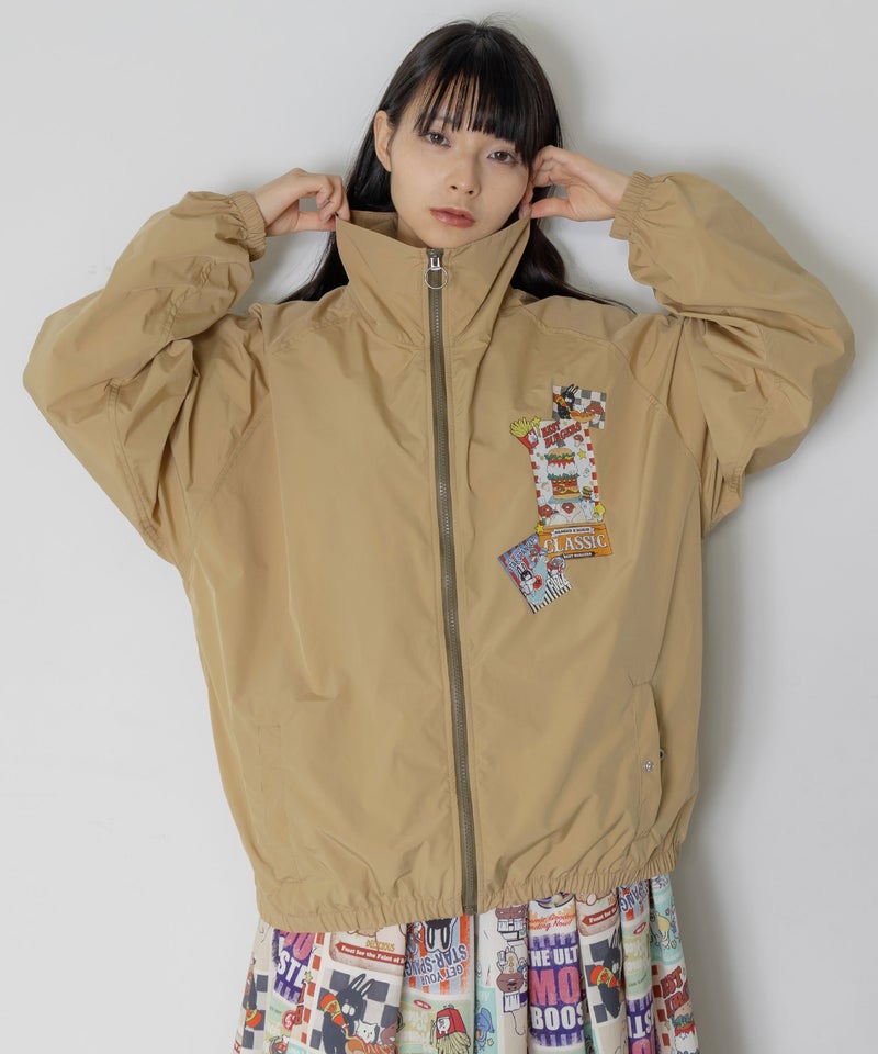 なめこ×ScoLar クラシックダイナー パッカブルブルゾン-15
