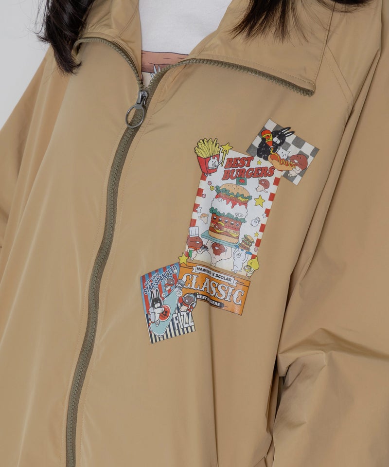 なめこ×ScoLar クラシックダイナー パッカブルブルゾン-17