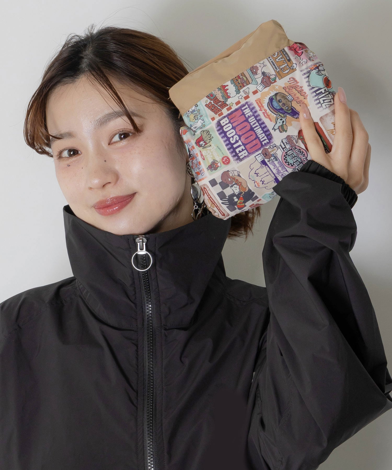 163601：なめこ×ScoLar クラシックダイナー パッカブルブルゾンの通販