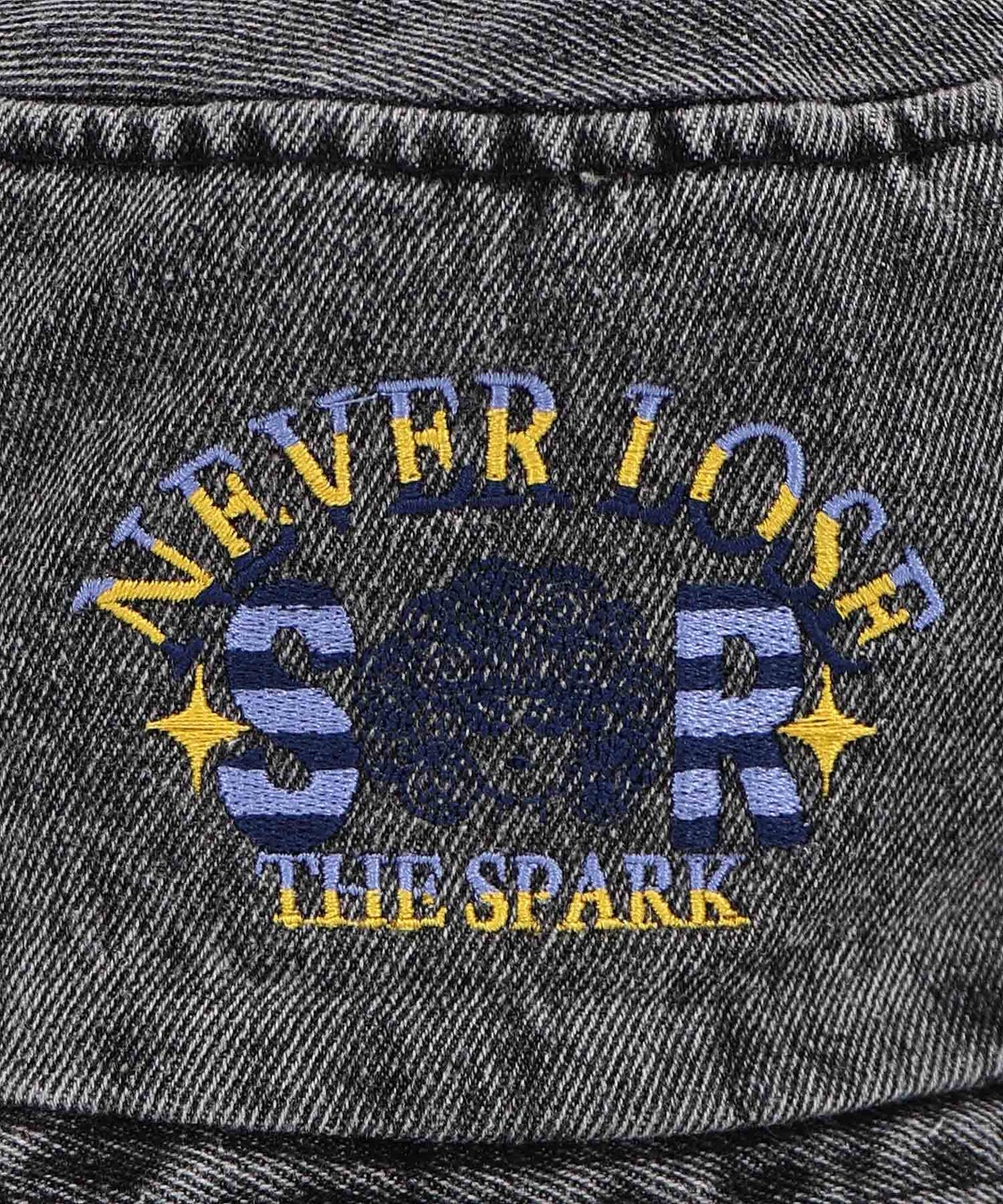 スカラーちゃんアメリカン風刺繍 デニムハット-5