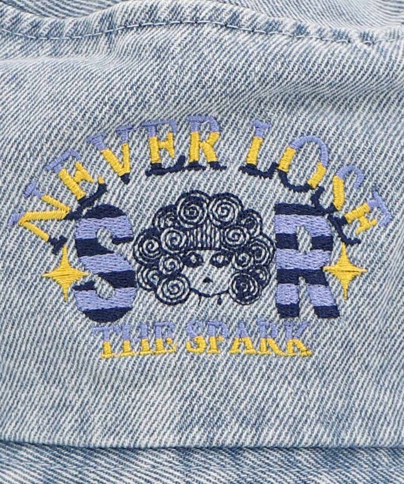 スカラーちゃんアメリカン風刺繍 デニムハット-7