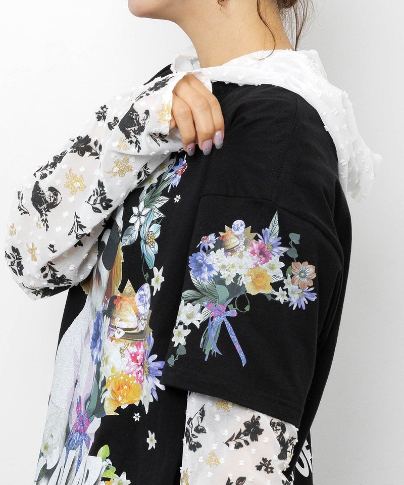 お花＆サングラスシーズーTシャツ-9