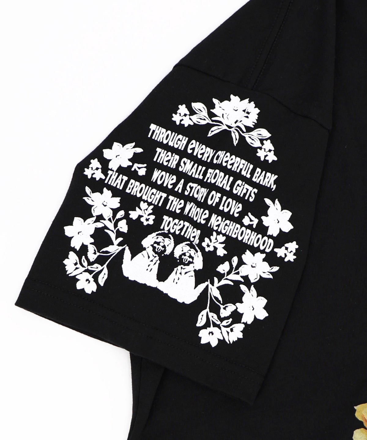 お花＆サングラスシーズーTシャツ-19