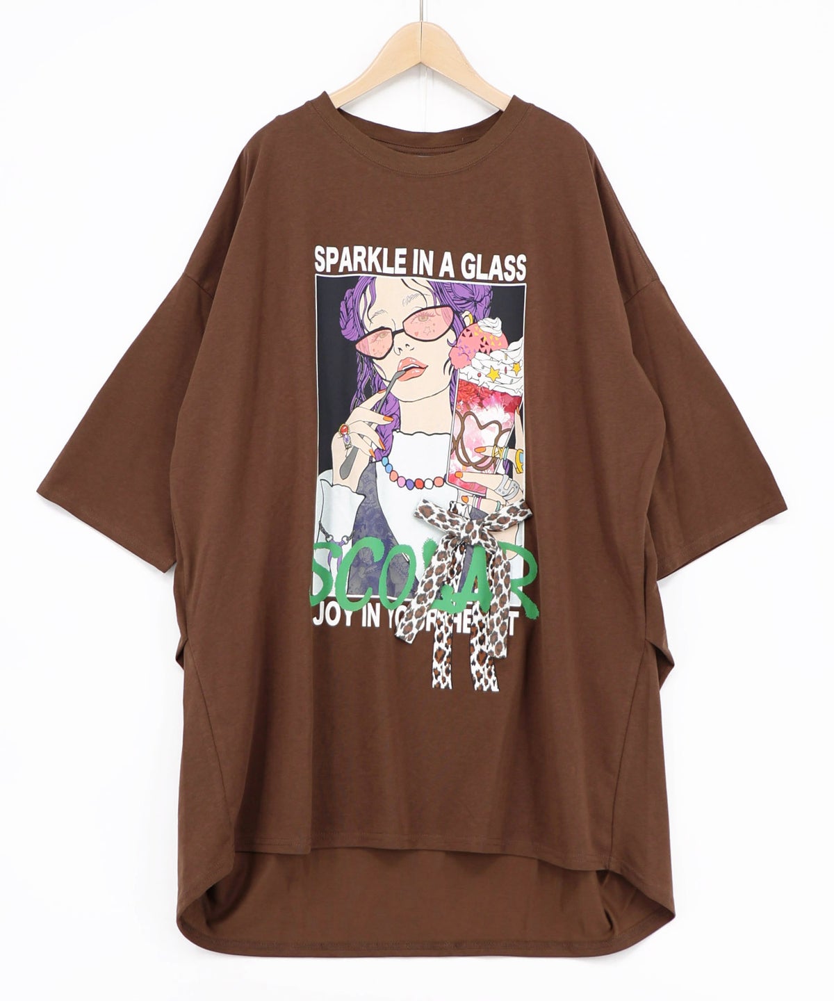 パフェガール リボン付き接触冷感チュニック-12