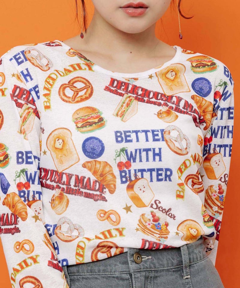 3柄展開 接触冷感ロングスリーブTシャツ-5
