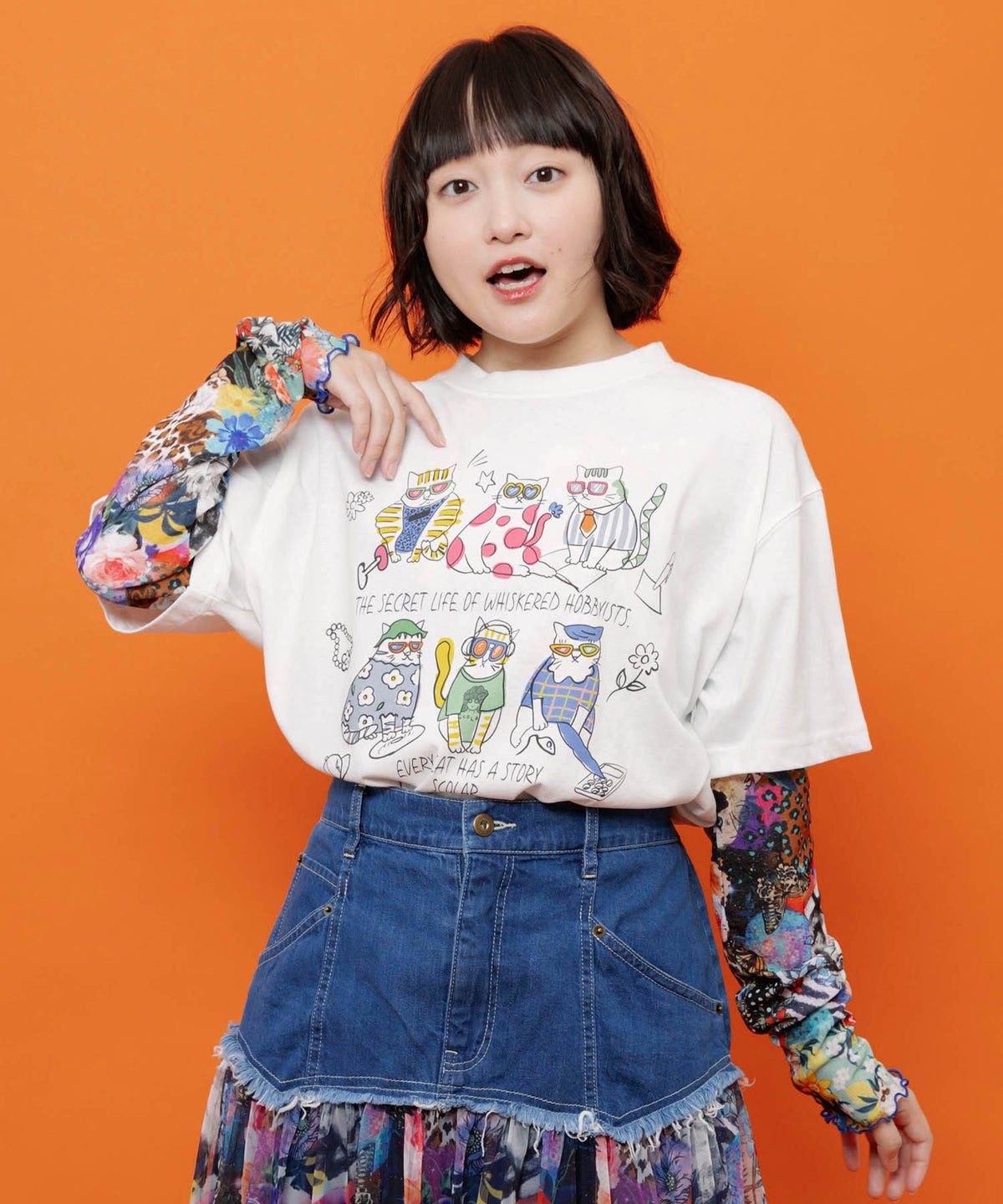 3柄展開 接触冷感ロングスリーブTシャツ-6