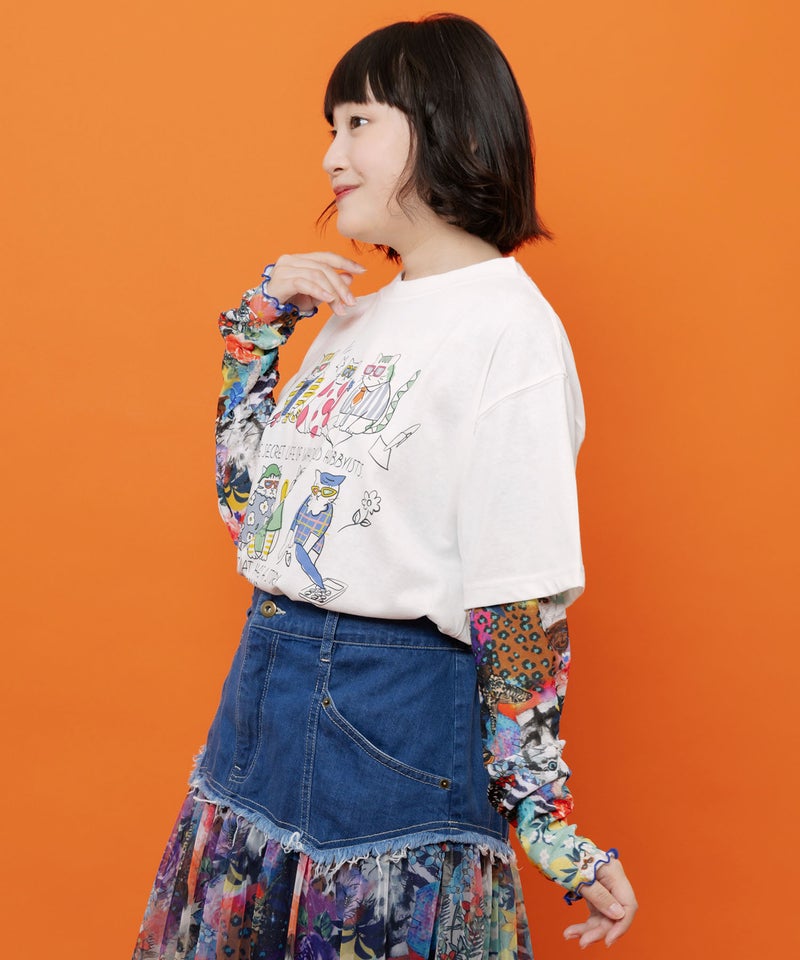 3柄展開 接触冷感ロングスリーブTシャツ-8