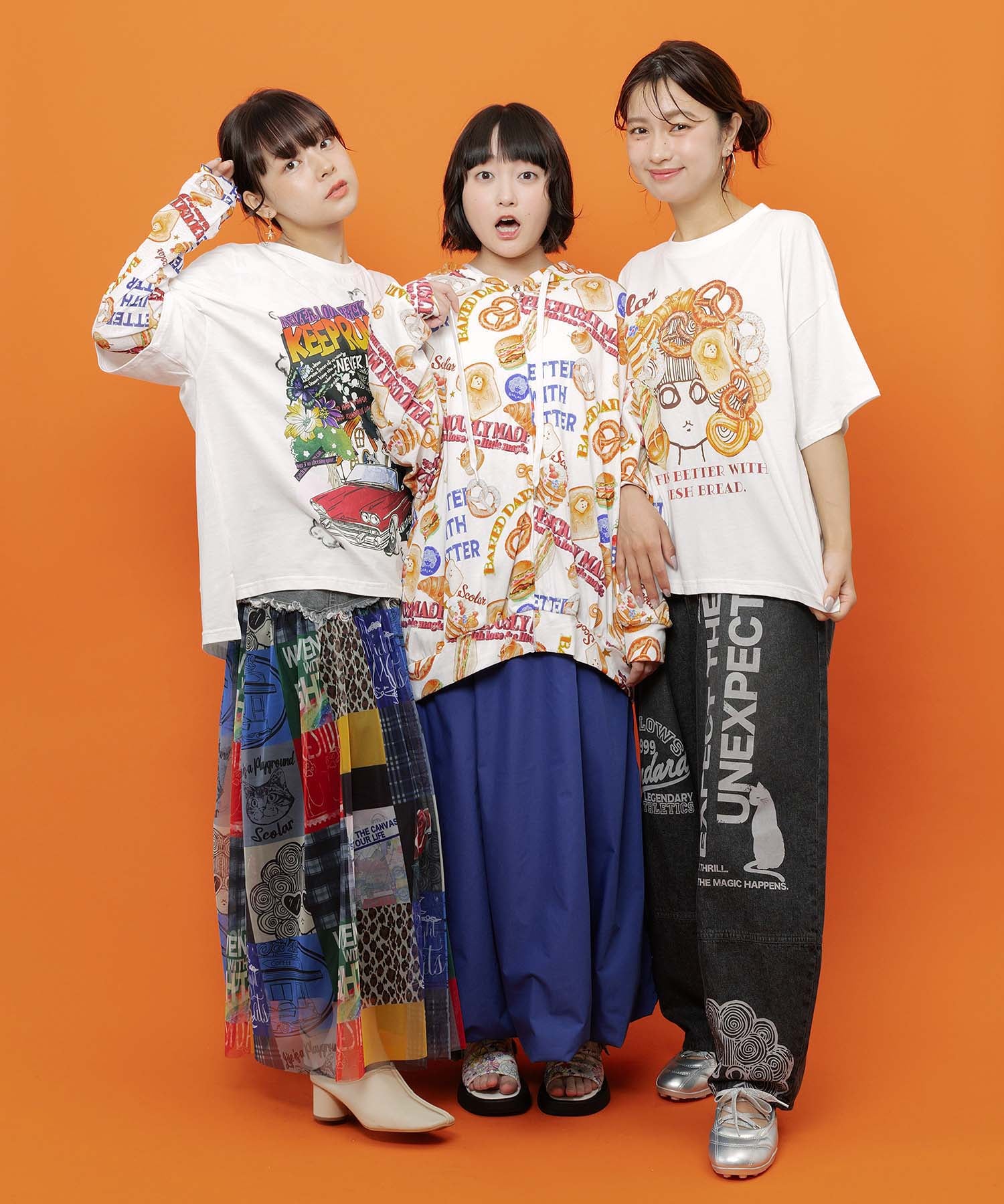 162745：3柄展開 接触冷感ロングスリーブTシャツの通販-ScoLar