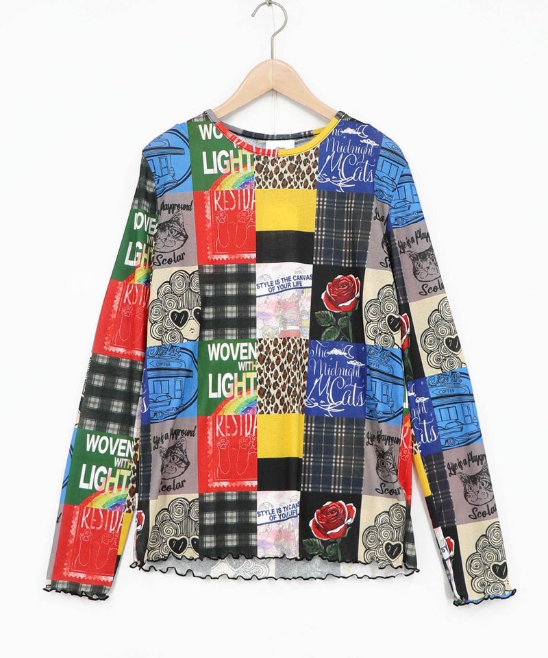 3柄展開 接触冷感ロングスリーブTシャツ-13