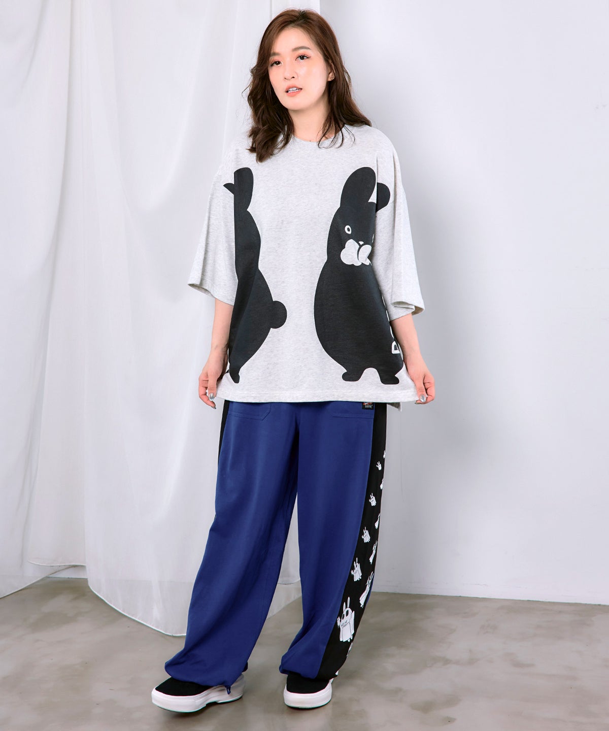 エンドレスポポラ柄Tシャツ-2