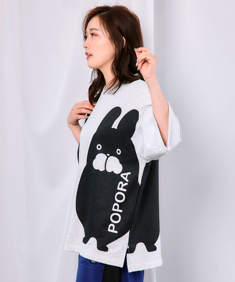 エンドレスポポラ柄Tシャツ-3