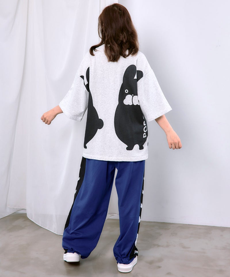 エンドレスポポラ柄Tシャツ-6