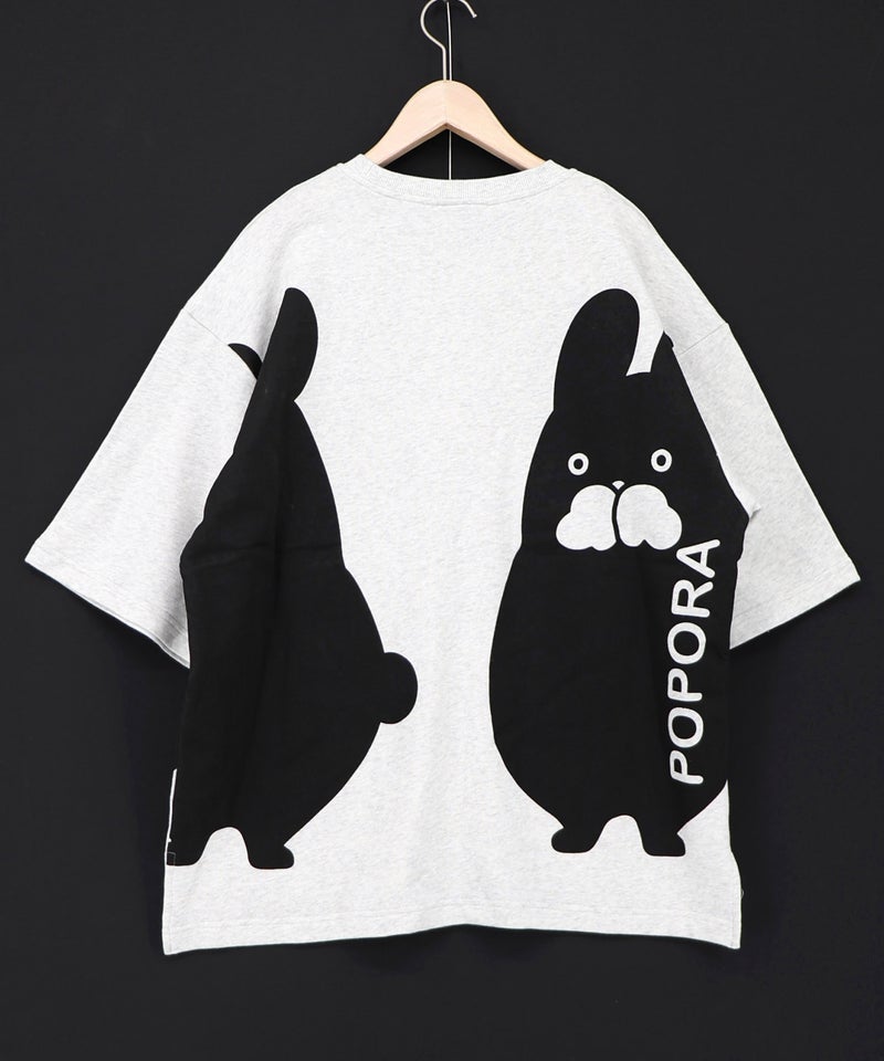 エンドレスポポラ柄Tシャツ-8