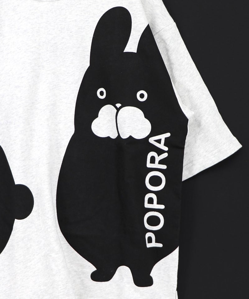 エンドレスポポラ柄Tシャツ-9