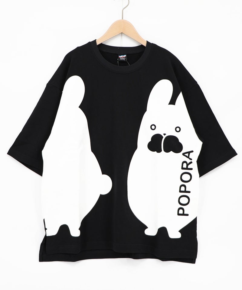 エンドレスポポラ柄Tシャツ-10
