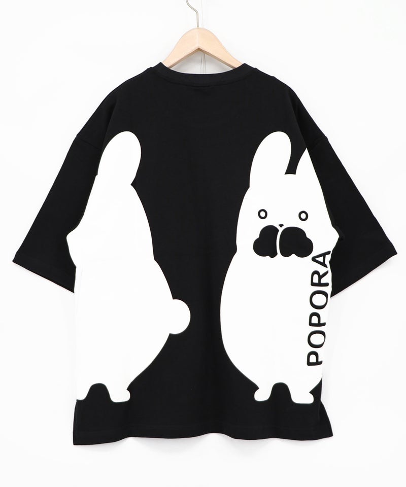 エンドレスポポラ柄Tシャツ-11