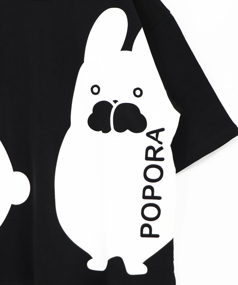エンドレスポポラ柄Tシャツ-12