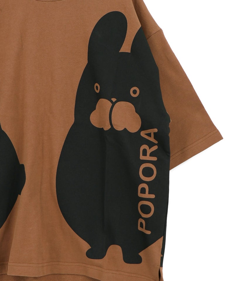 エンドレスポポラ柄Tシャツ-15