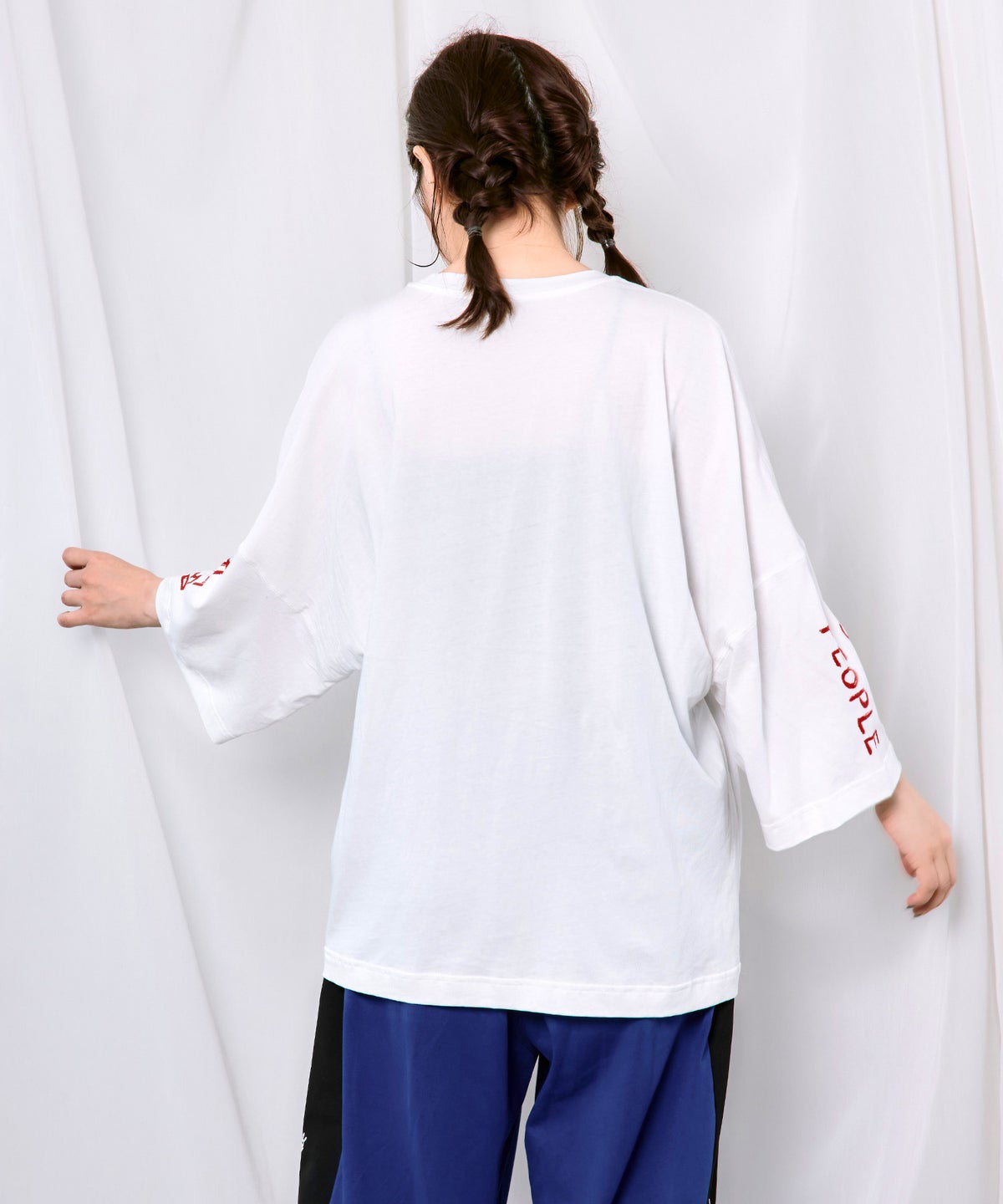 UFO離脱クマ柄Tシャツ-4
