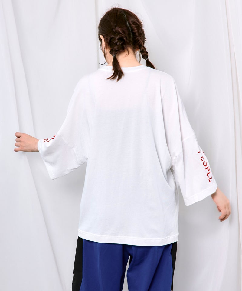 UFO離脱クマ柄Tシャツ-4