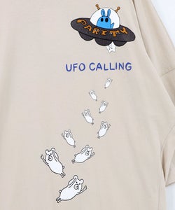 UFO離脱クマ柄Tシャツ-13