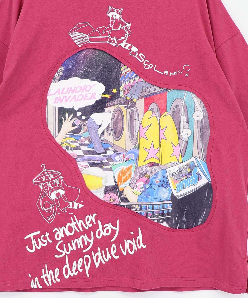 ランドリーの侵略者 プリントアップリケプルオーバー-13