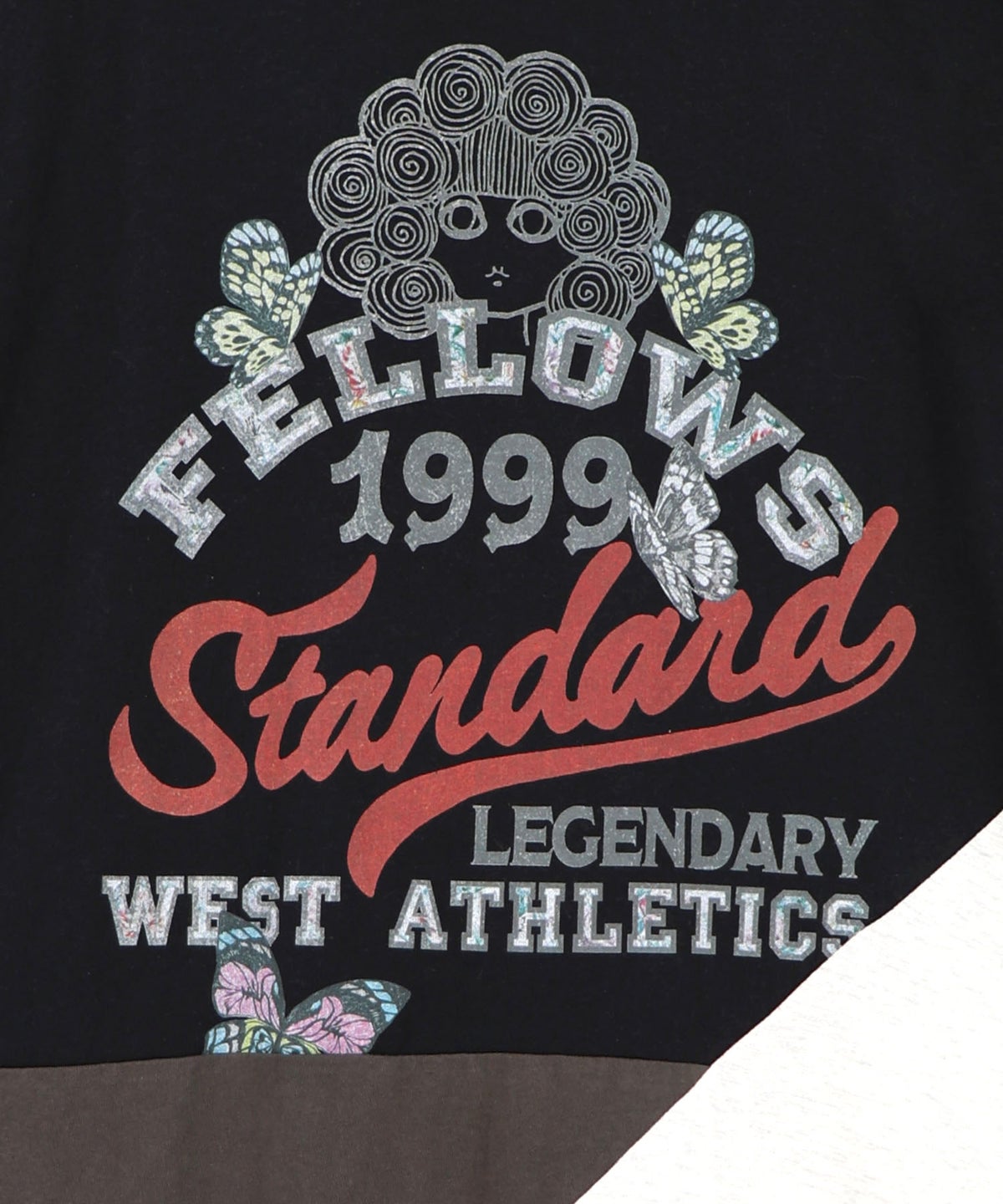 アメリカン風ロゴ 配色Tシャツワンピース-13