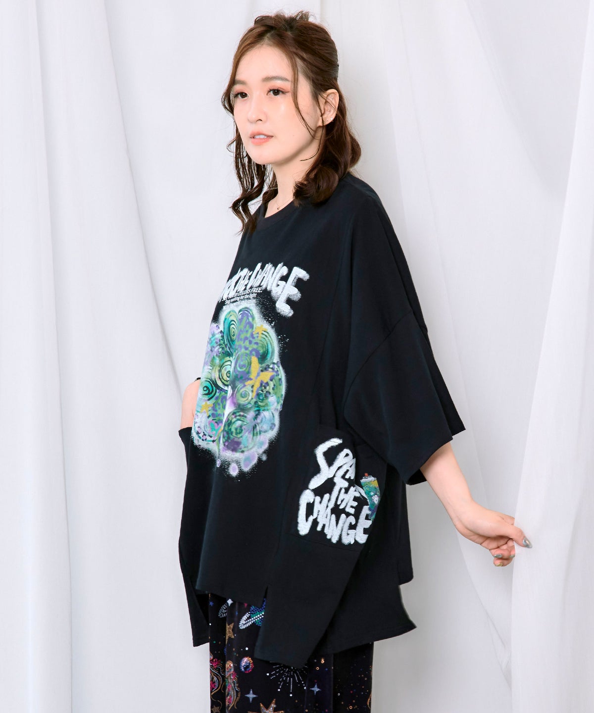 スプレーアート風スカラーちゃんプルオーバー-4