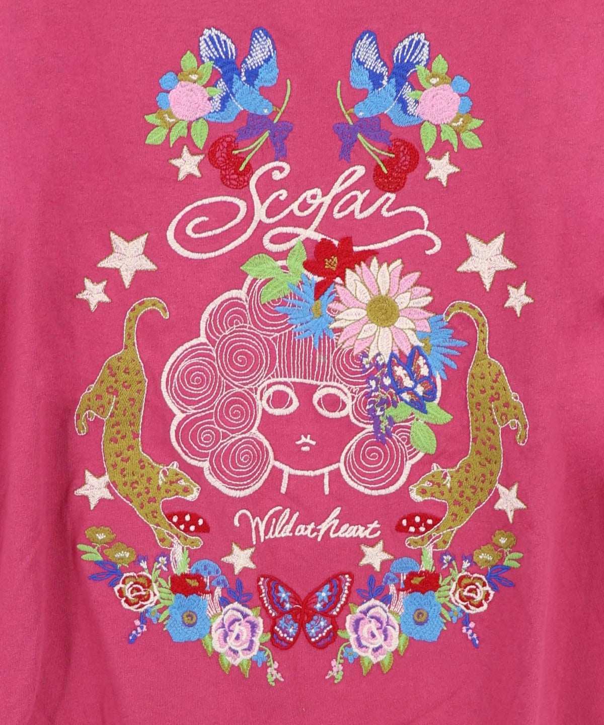スカラー×ヒョウ 刺繍プルオーバー-11