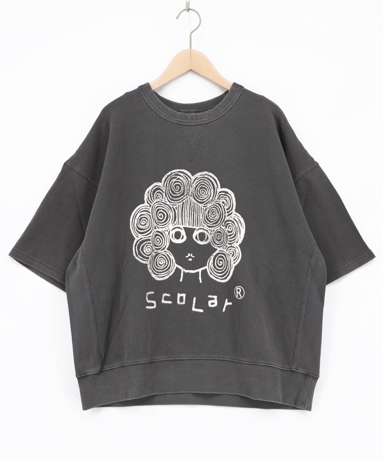 163622:スカラーちゃん ピグメント染めプルオーバーの通販-ScoLar 163622:スカラーちゃん ピグメント染めプルオーバーの通販-ScoLar
