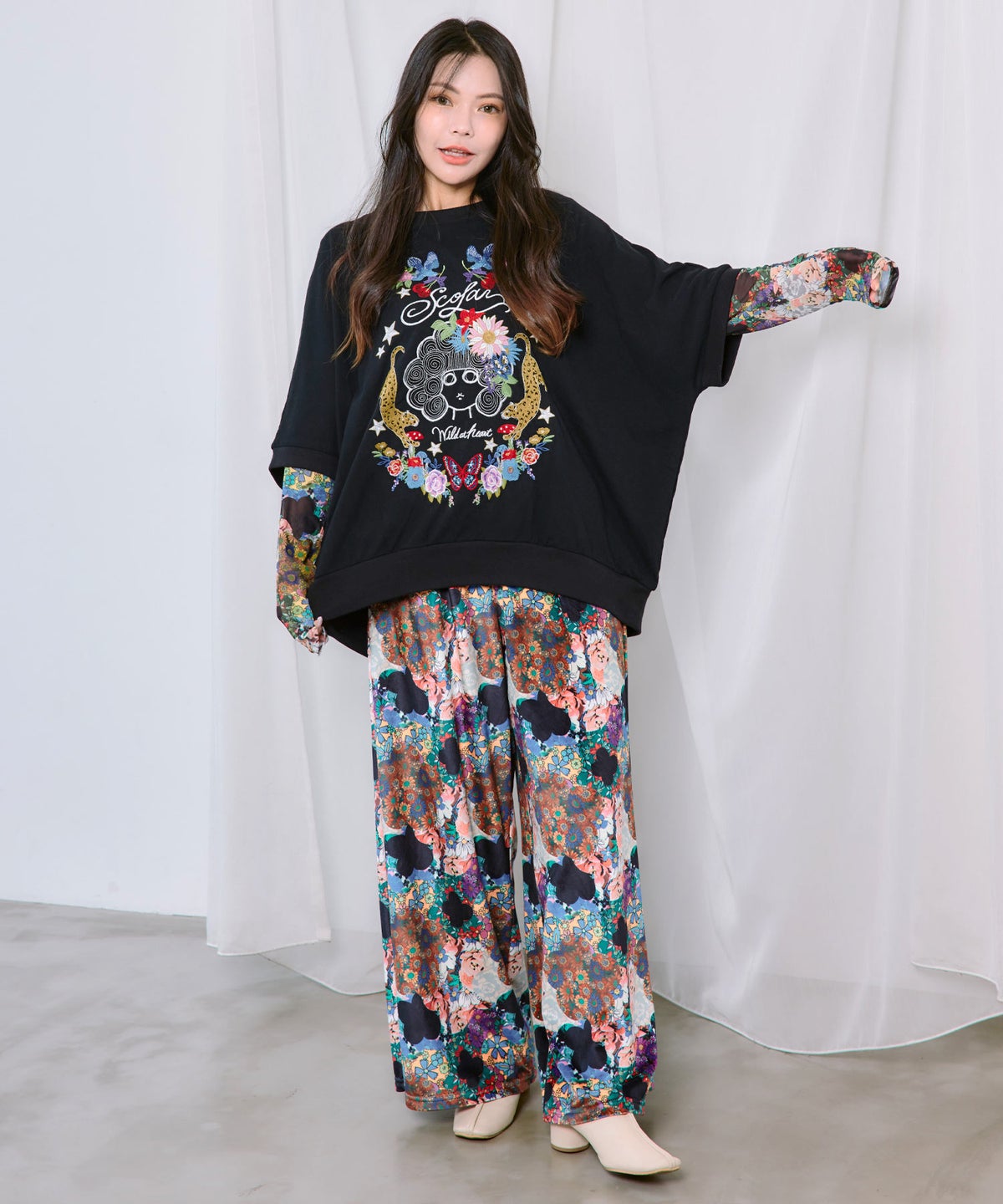 3柄展開 総柄ソフトチュールインナー-9