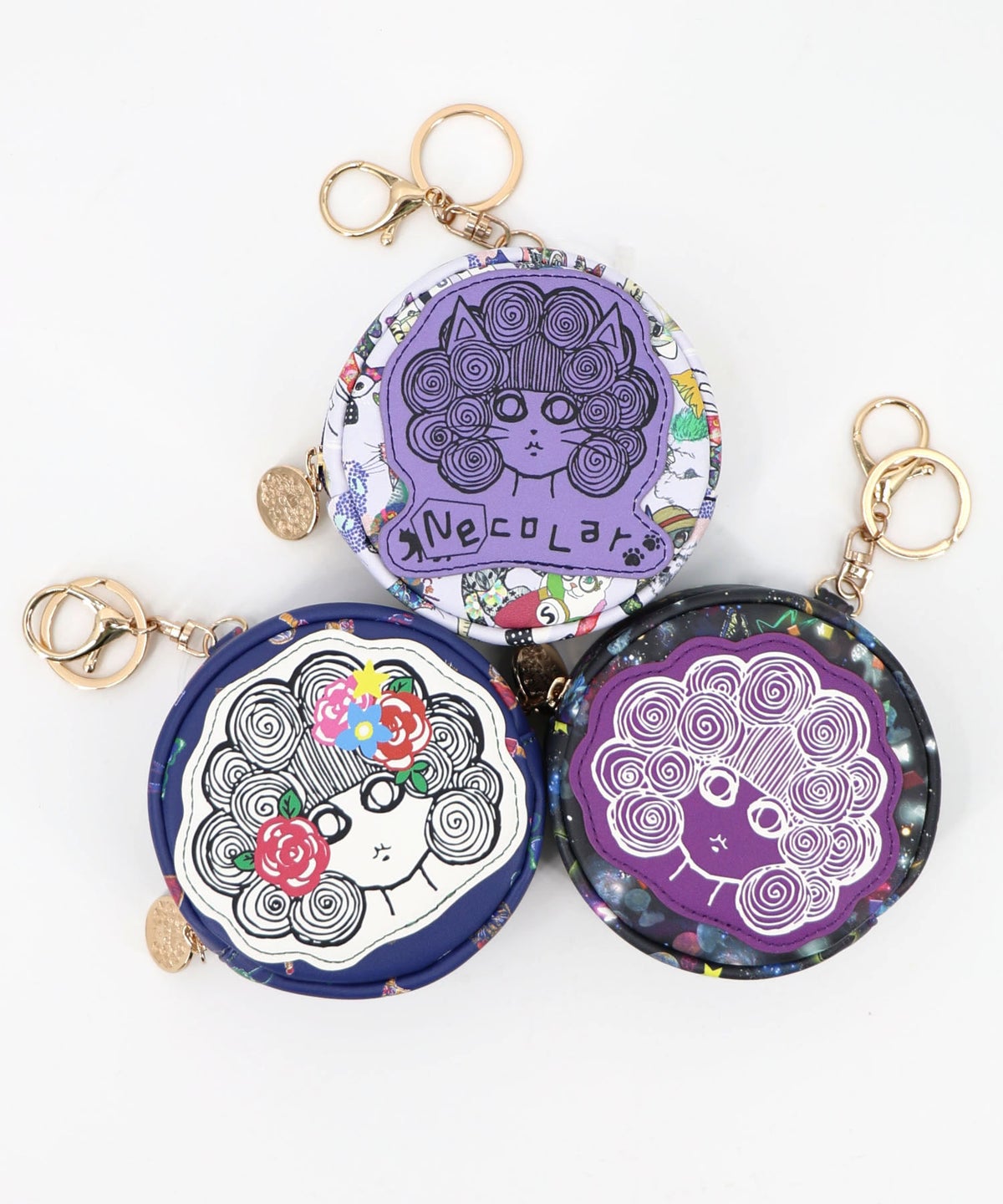 3柄展開 スカラーちゃん丸型コインケース-22