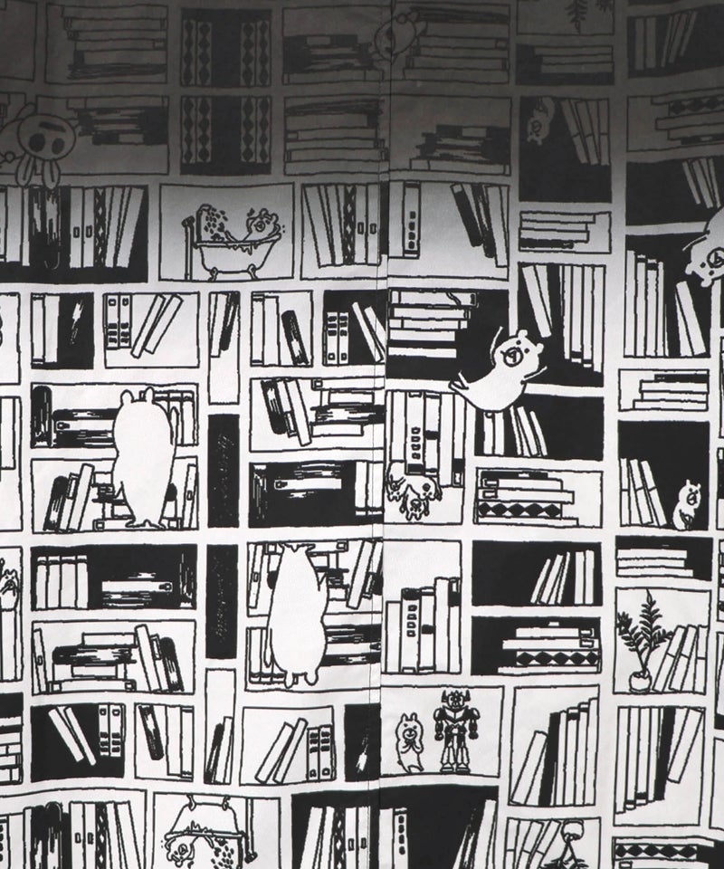 図書館探検クマ グラデーションブルゾン-11