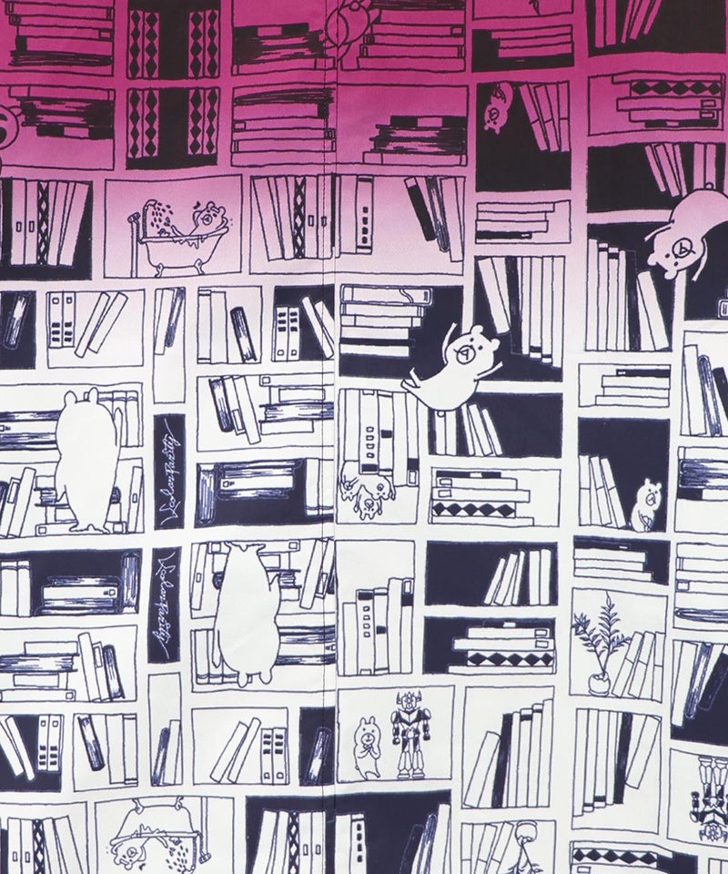 図書館探検クマ グラデーションブルゾン-14