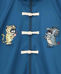 トラビル&ドラビル チャイナ風刺繍ブルゾン-11