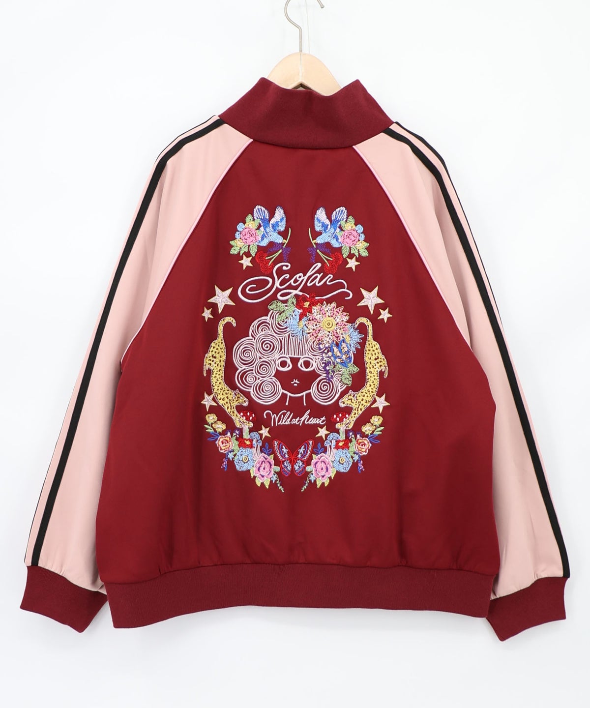 スカラー×ヒョウ柄 刺繍ジャケット-15