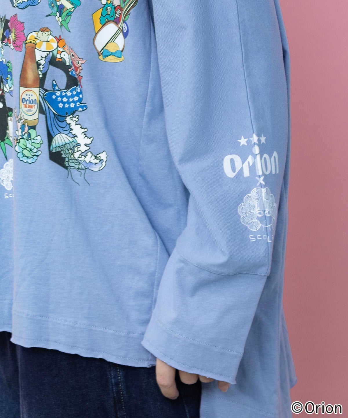 orion×ScoLar ISLAND STORY Tシャツ-5