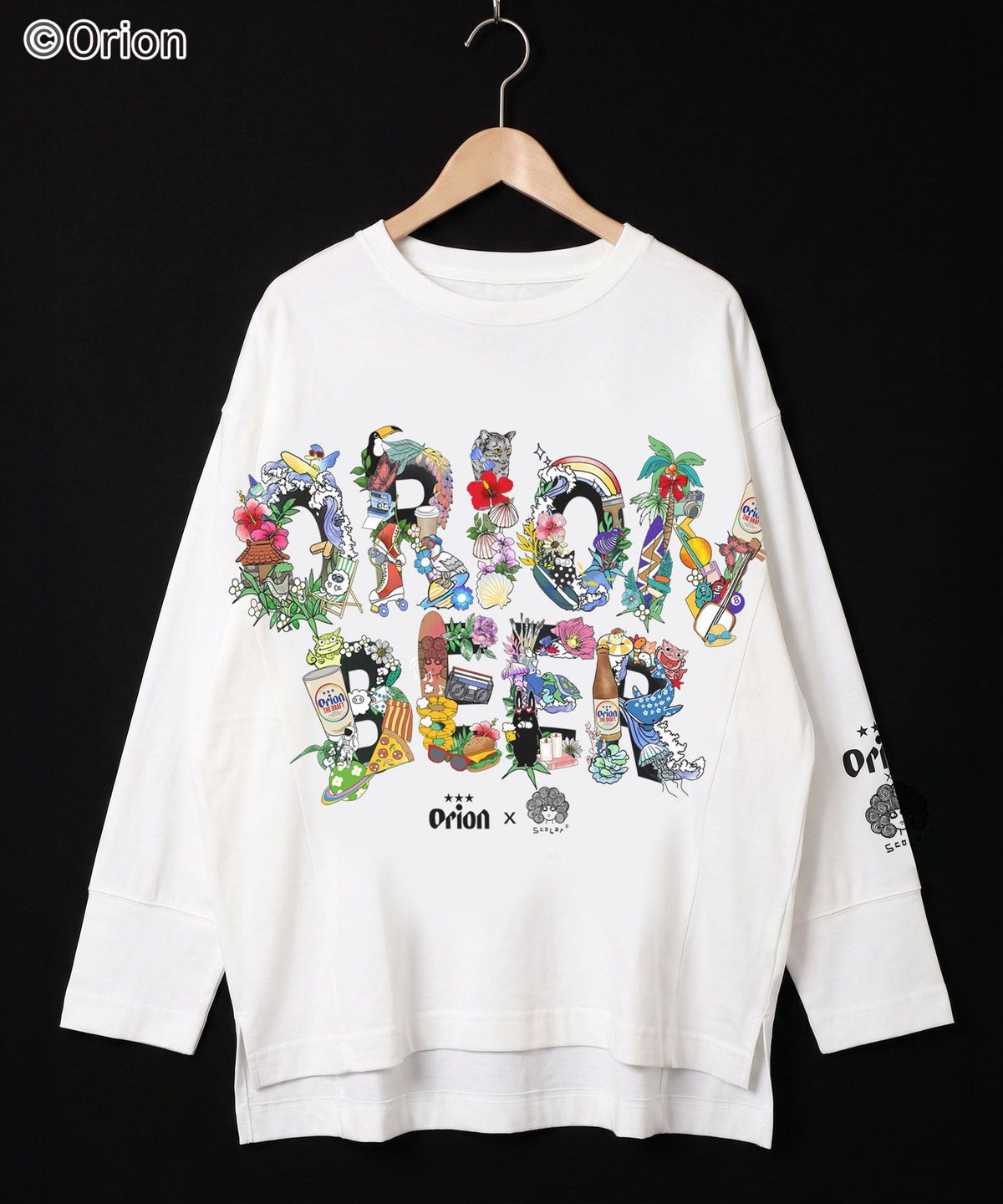 orion×ScoLar ISLAND STORY Tシャツ-15
